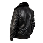 Mens G-1 Shearling Bomber Leather Jacket