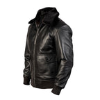 Mens G-1 Shearling Bomber Leather Jacket