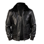 Mens G-1 Shearling Bomber Leather Jacket