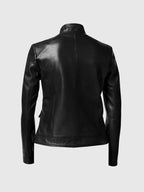 Vixen Rider Womens Black Leather Jacket