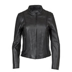 Womens Braided Leather Jacket