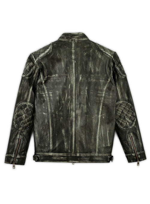 Charcoal Leather Jacket