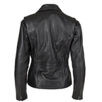 Womens Fitted Classic Motorcycle Jacket