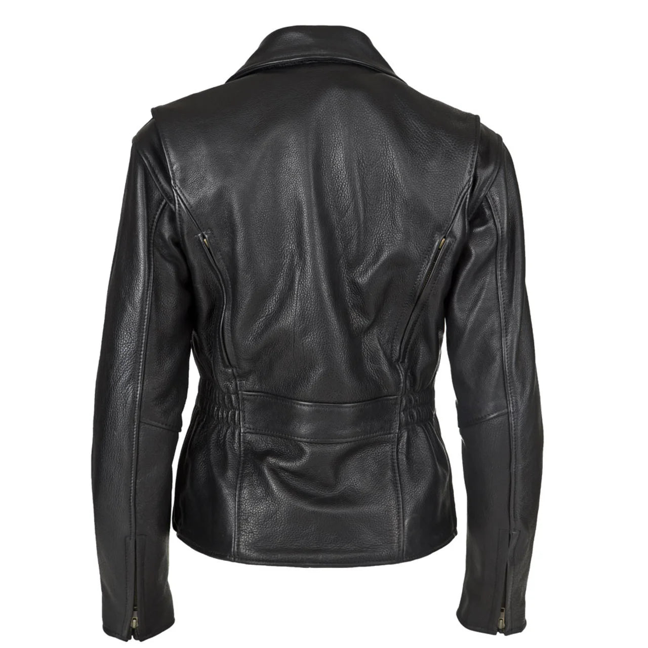 Womens Fitted Classic Motorcycle Jacket