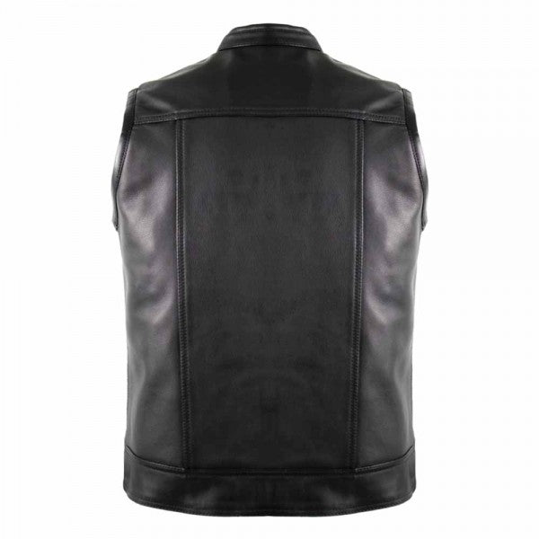 Biker Motorcycle Jeans Leather Vest