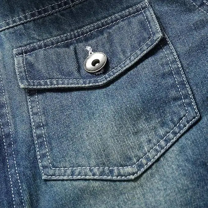 Denim Jacket Sheepskin Collar