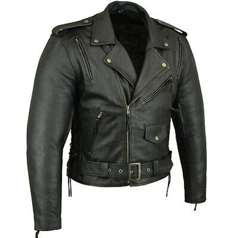 Womens Classic Motorcycle Jacket