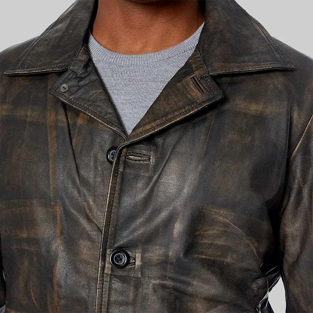 Men’s Vintage Brown Leather Jacket