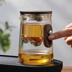 Complete travel tea set in durable case