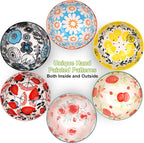 Crestiva Porcelain Bowls Set of 6 – Assorted Designs