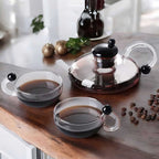 Crestiva glass teapot set for herbal tea