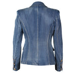 Denim Blazer Jacket Womens