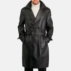 Double Breasted Mens Duster Coat