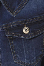 Denim Fitted Jacket Womens