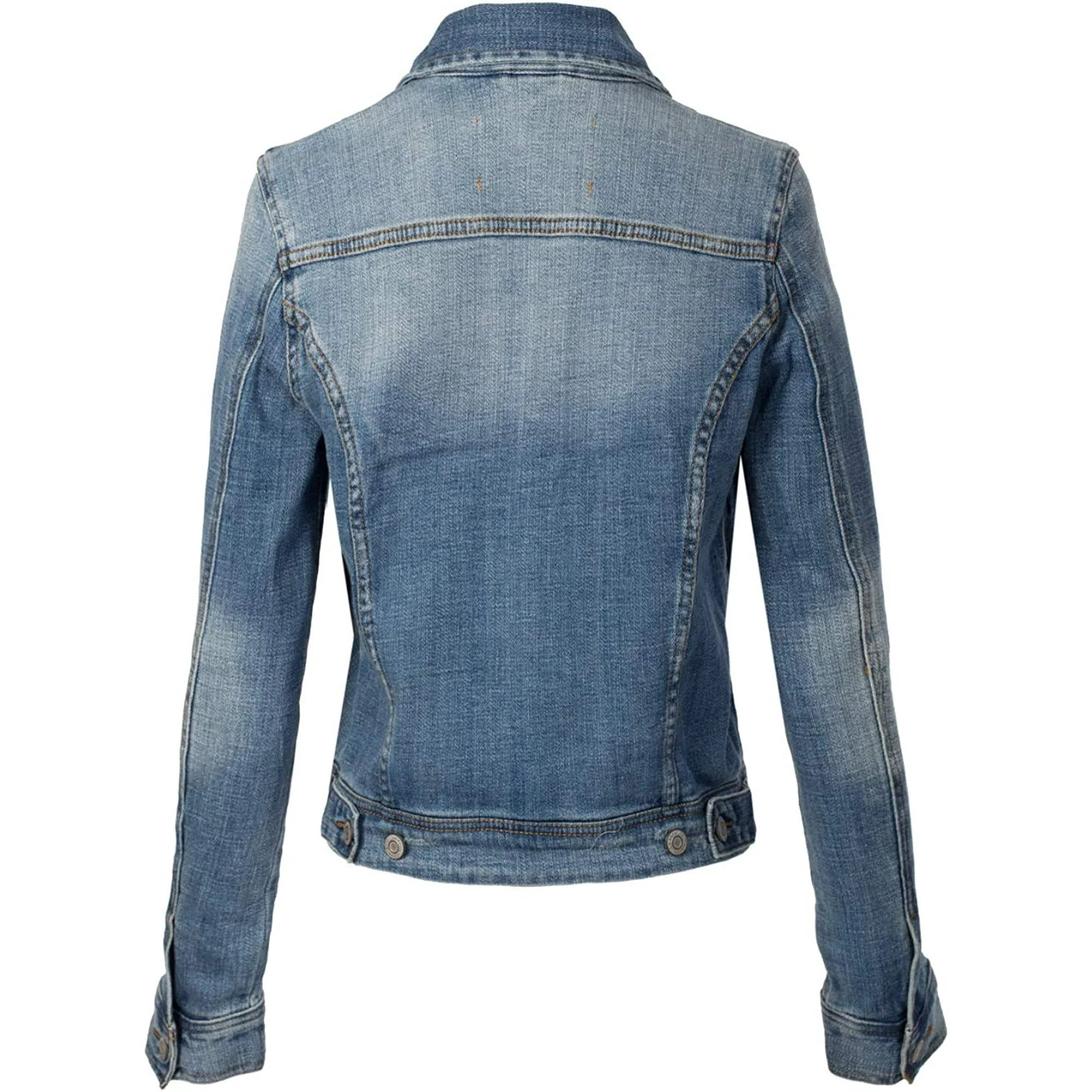 Stretch Denim Jacket Womens