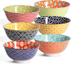 Gift-Boxed Crestiva Colorful Porcelain Bowl Set