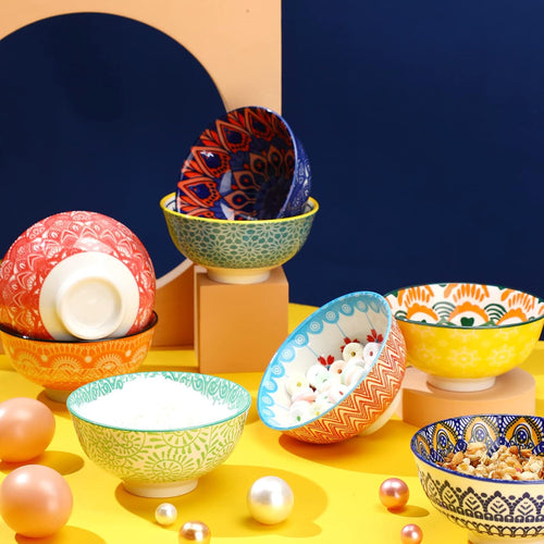 Gift-Ready Crestiva Vintage Style Ceramic Bowl Collection