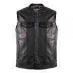 Biker Motorcycle Jeans Leather Vest