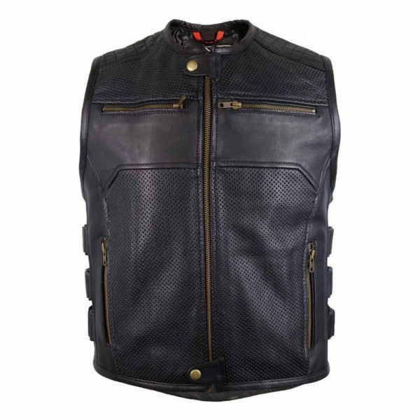 Motorcycle Leather Vest