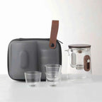 Lightweight 330ml travel teapot with filter
