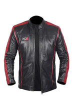 Mass Effect N7 Black Leather Jacket