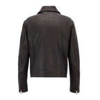 Mens Cafe Racer Black Jacket