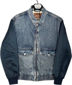 Denim Bomber Jacket Mens