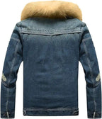 Denim Jacket Sheepskin Collar