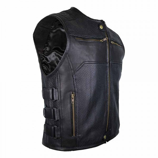 Motorcycle Leather Vest