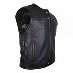 Motorcycle Leather Vest