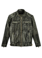 Charcoal Leather Jacket