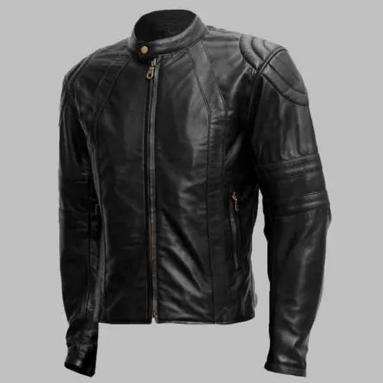 Soft Black Sheep Leather Jacket
