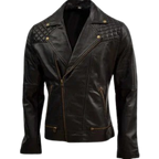 Soft Sheep Leather Quilted Jacket