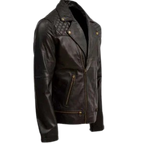 Soft Sheep Leather Quilted Jacket