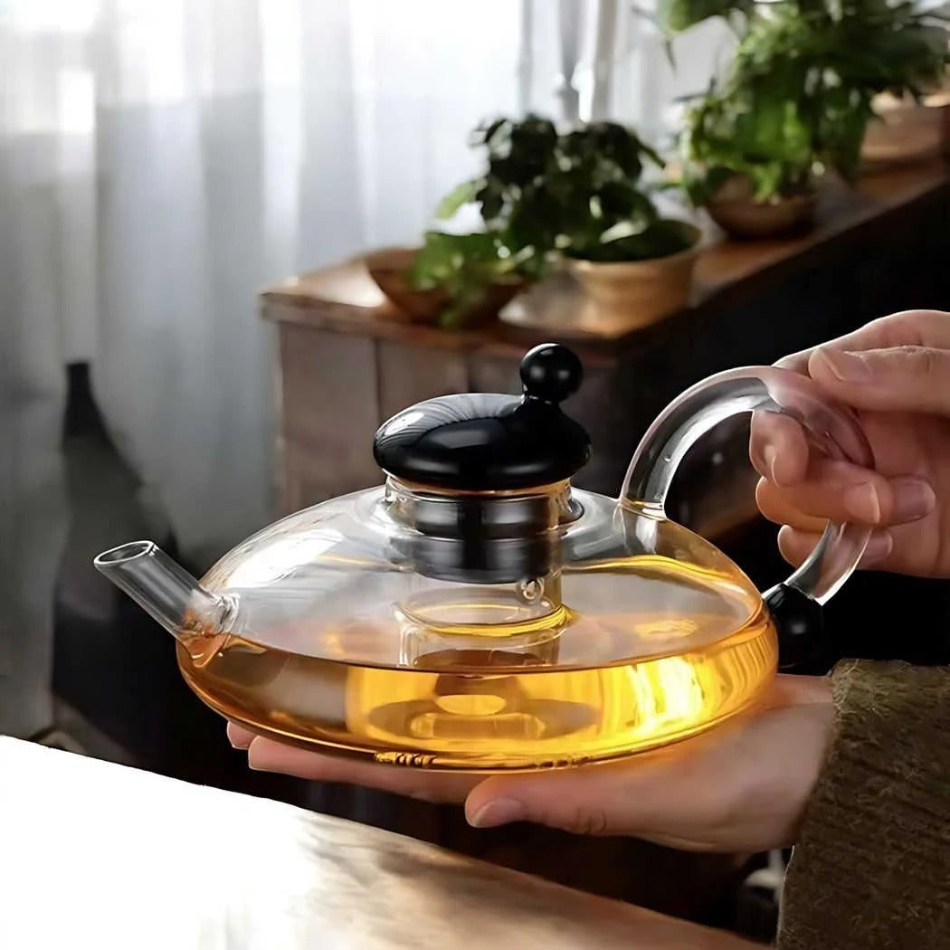 Sereno teapot set brewing loose leaf tea