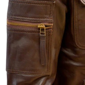 Brown Sheep Leather Jacket