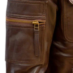 Brown Sheep Leather Jacket