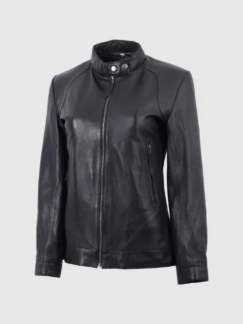 Black Leather Motorcycle Jacket