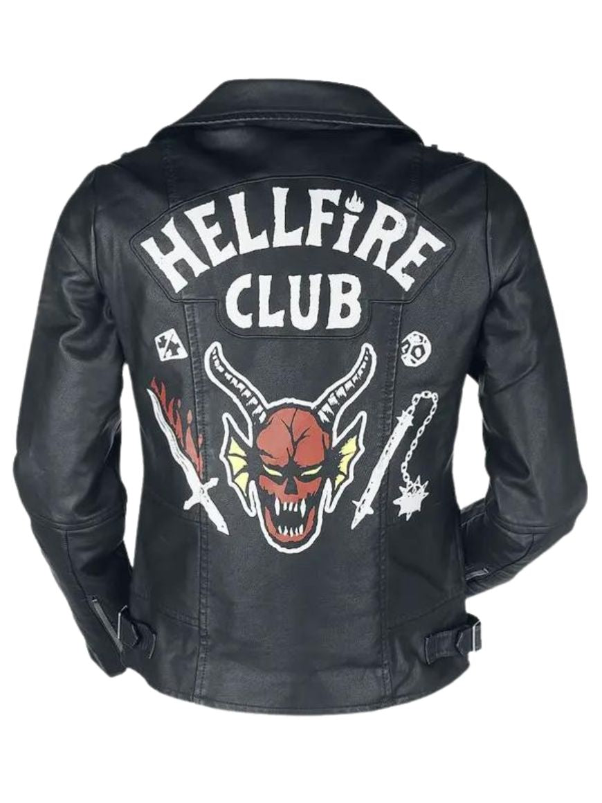 Black Biker Leather Jacket For Men
