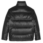 Mens Puffer Lambskin Leather Jacket