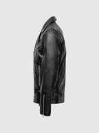 Quilted Biker Leather Jacket