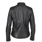 Womens Braided Leather Jacket