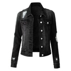 Dark Denim Jacket Womens