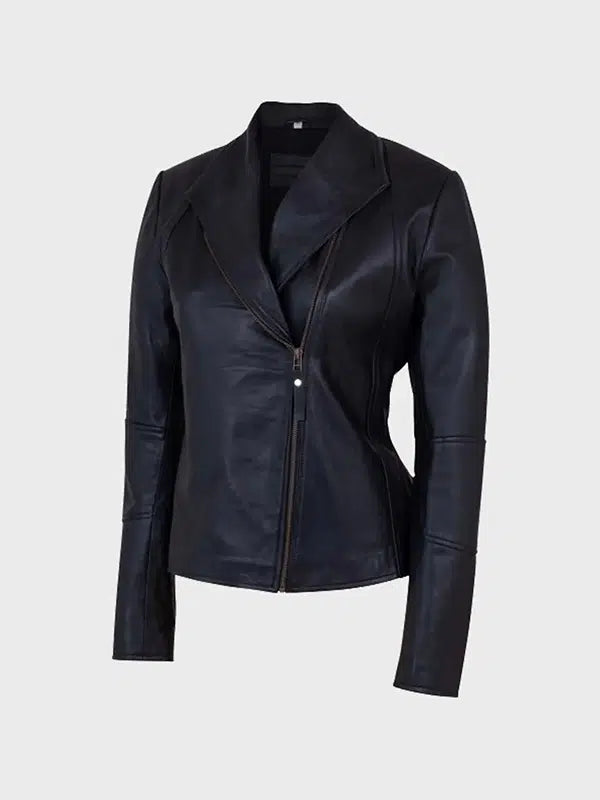 Womens Motorbike Sheep Leather Jacket
