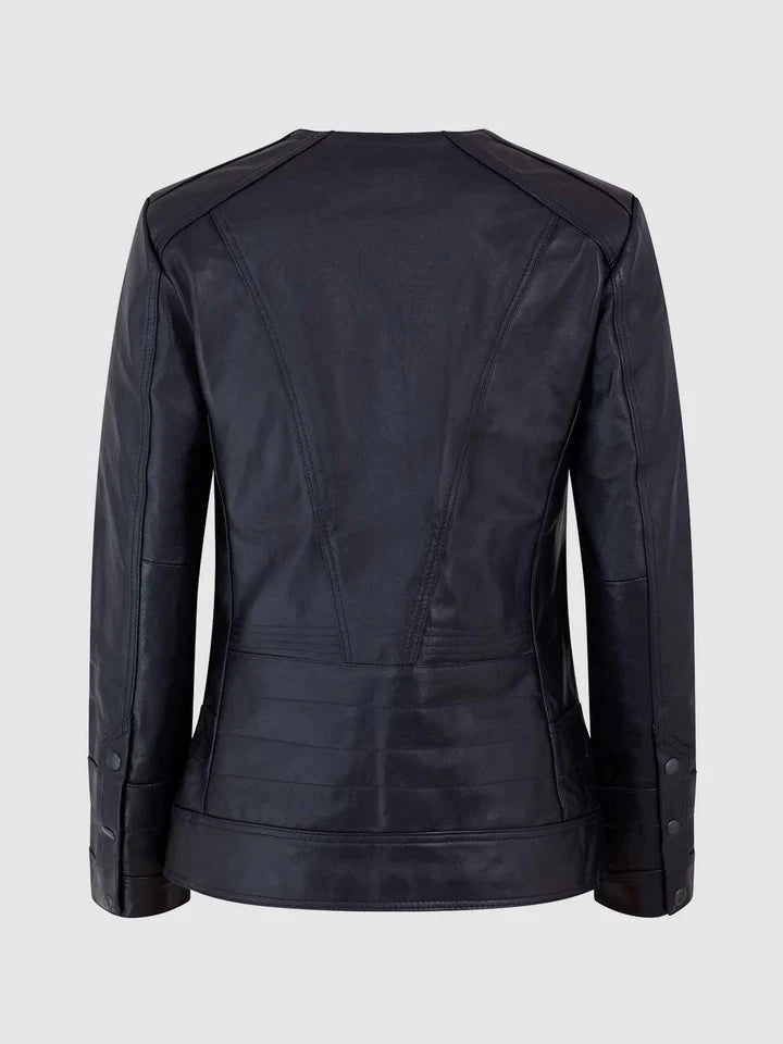 Womens Sheep Leather Slim Jacket