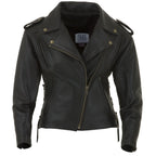 Womens Classic Motorcycle Jacket II