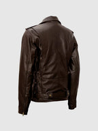 Brown Leather Motorcycle Jacket