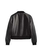 Classic Leather Bomber Jacket